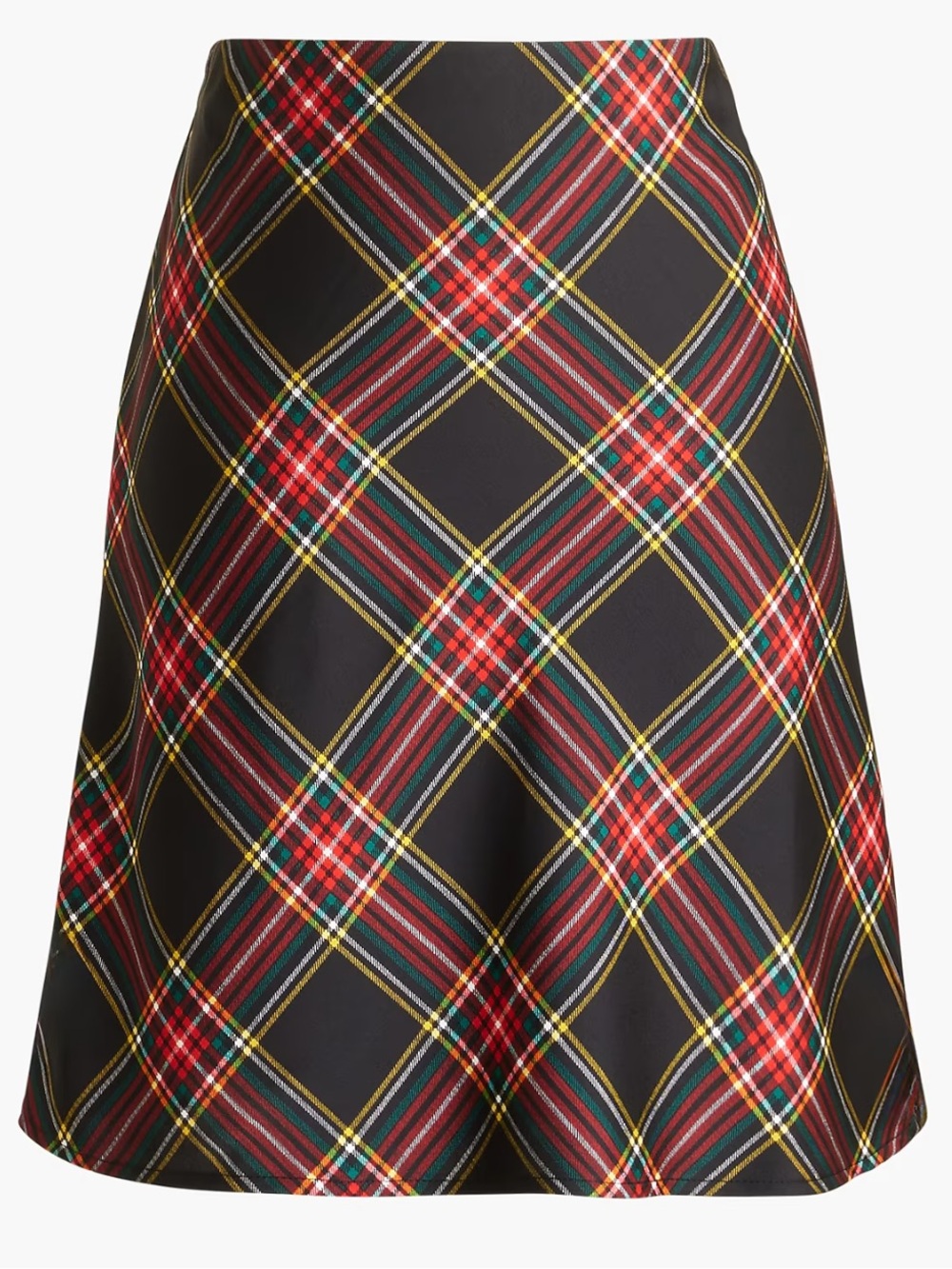 J.Crew Tartan Plaid Preppy Mini Bias Slip Skirt Size XS